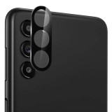 Folie camera compatibila samsung galaxy s24 plus, 9h anti explozie securizata, negru