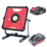 Cumpara ieftin Proiector lucru, LED&nbsp;COB, 20V&nbsp;Li-Ion, cu acumulator 2 Ah, incarcator, 30W, 1800 lm, Worcraft