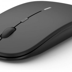 Mouse Silentios Wireless Anmck, 1600 DPI negru - RESIGILAT