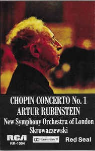 Caseta Arthur Rubinstein &amp;lrm;&amp;ndash; Chopin Concerto No. 1, originala foto