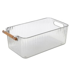 Cutie practica Pufo pentru organizare si depozitare cu maner, 28 x 16 cm- ideala pentru casa, birou sau baie