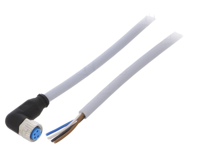 Cablu M8 4 pini 5m IP67