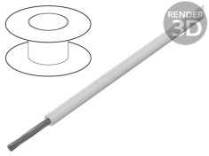 Cablu HookUp Wire 18AWG PTFE Alb 1kV 305m ALPHA WIRE