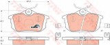Set placute frana,frana disc MITSUBISHI COLT VI (Z3, Z2) (2002 - 2012) TRW GDB1314