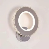 Aplica LED Cristal Samy 34W Argintiu ModernLight Concept