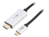 Adaptor HDCP 2.2 HDMI 2.1 USB C Aurit 2m, Goobay