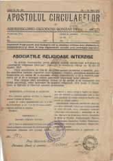 Apostolul circularelor nr 20, 1937 Arhiepiscopia Ortodoxa Romana foto