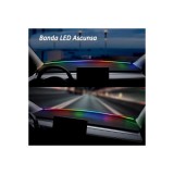 Cumpara ieftin Banda LED lumina ambientala parbriz 150CM RGB digital magic light