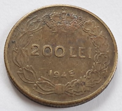 200 Lei 1945 Regele Mihai foto