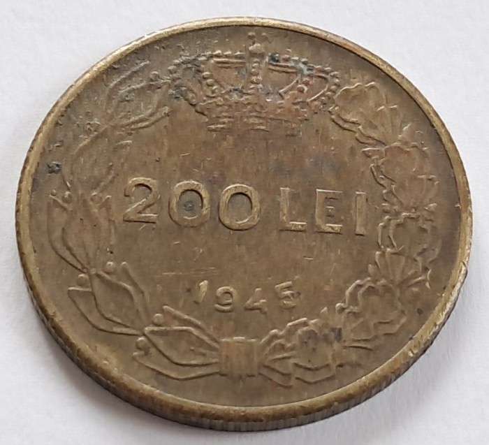 200 Lei 1945 Regele Mihai