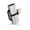 Adaptor conector Ligtning iPhone - 2x iPhone Aluminiu Devia 326530