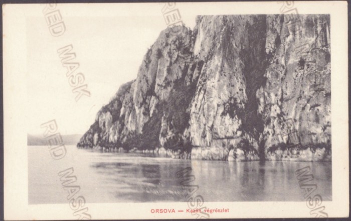 4344 - ORSOVA, Danube Kazan, Litho, Romania - old postcard - unused