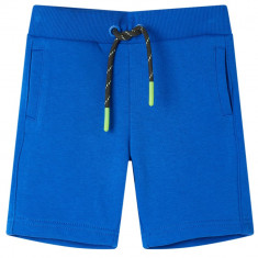 Pantaloni pentru copii cu șnur, albastru, 128