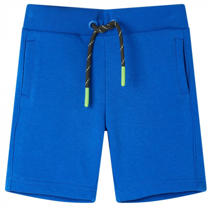 Pantaloni pentru copii cu snur, albastru, 128 GartenMobel Dekor