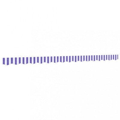 Panza de rezerva fald copertina, albastru si alb 4 m dungi foto