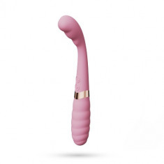 Vibratoare pentru incepatoare - Crushious Pixie Vibrator Dual din Silicon 2 Capete Vibratoare cu 10 Moduri de Vibratie