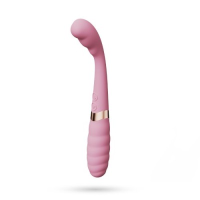Vibratoare pentru incepatoare - Crushious Pixie Vibrator Dual din Silicon 2 Capete Vibratoare cu 10 Moduri de Vibratie foto