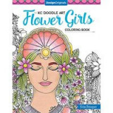 Kc Doodle Art Flower Girls Coloring Book