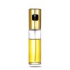 Pulverizator ulei, otet, flippy, din sticla, 100 ml, reincarcabil, 18.3 x 4.3 cm, capac lucios, auriu