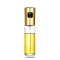Pulverizator ulei, otet, flippy, din sticla, 100 ml, reincarcabil, 18.3 x 4.3 cm, capac lucios, auriu