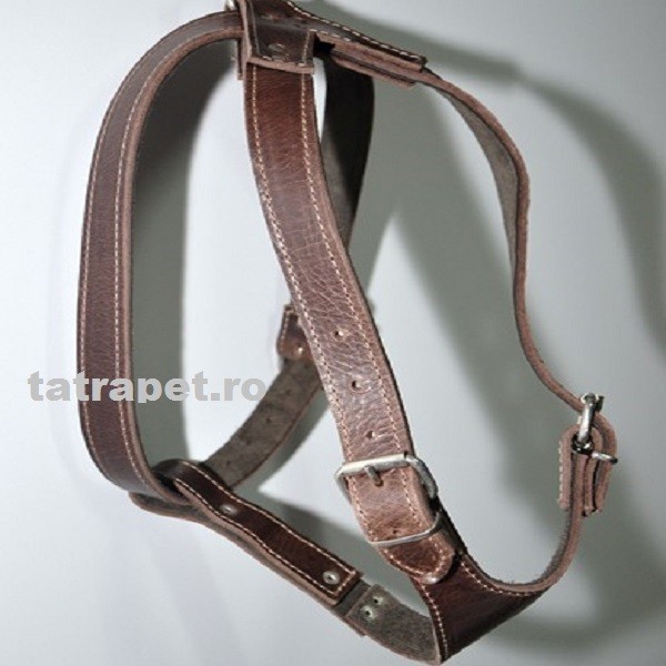 Ham piele reglabil 85 &ndash; 95 cm Nr 4 maro