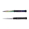 Set 2 Bricege Stiletto Ideallstore, Lama Blocabila, Prindere Curea, Otel 440C, 33cm, Vanatoare, Camping, Multicolor