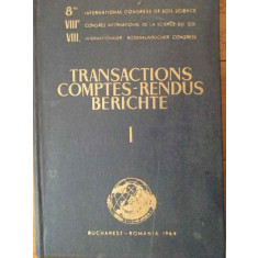 Transactions Comptes-rendus Berichte I - Necunoscut ,303828