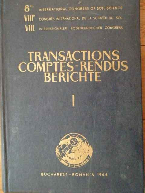 Transactions Comptes-rendus Berichte I - Necunoscut ,303828