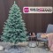 Brad artificial Christmas Deluxe by Sersimo, Kovalivka Select argintiu, integral 3D, 210 cm Household NewTrend