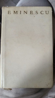 EMINESCU - POEZII , editie ingrijita de PERPESSICIUS , 1963 , EDITIE PE HARTIE DE BIBLIE , LEGATURA DIN PIELE foto