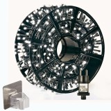 Cumpara ieftin Instalatie Luminoasa LED 80M + Suport Autoadeziv 8x8 cm, 8 Jocuri de Lumini, Impermeabila IP44, Alb cald, 80 m