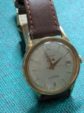 BENRUS - Ceas automatic Benrus Tricolor 3 stele - Aur 10k GF - RAR, Mecanic-Automatic