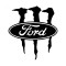 Sticker Auto Ford Monster , Stickere Personalizate pentru Masina Ta