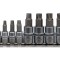 YATO Set 8 extractoare pentru suruburi TORX deteriorate, 1/4&amp;quot; (6.3 mm), 3/8&amp;quot; (9.5 mm)