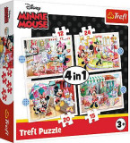 Puzzle Trefl 4 in 1 Minnie Mouse