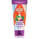 Aussie SOS Strength &amp; Length balsam pentru indreptare pentru păr lung 200 ml