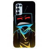 Husa compatibila cu Oppo A12 5G model We are all mad, Silicon, TPU, Viceversa, Transparent, Carcasa