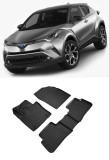 Cumpara ieftin Set covorase auto din cauciuc tip tavita TOYOTA C-HR 3D (2016-2019)