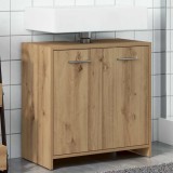 VidaXL Dulap chiuvetă baie, stejar artizanal 65x33x60cm lemn prelucrat