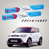 Cumpara ieftin Ștergătoare Kia Soul II PS Hatchback 2014-2018 | Set Față Flat Premium &ndash; TeamCar&reg;