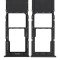 Suport Sim Samsung Galaxy A02, A022 Negru