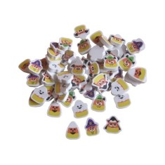 Set 60 mini radiere cu stafii Haooryx, 2.7 x 2 cm, multicolor