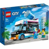 LEGO City Camioneta Pinguin cu Granita 60384, set de constructie 5+ ani