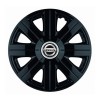 Set 4 Capace Roti, potrivite jantelor de R14, pentru Nissan, model Cosmos Negru, Autohelix MSA