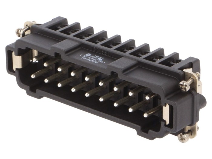 Conector HDC tată 16A, 660V