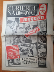 ziarul curierul national 12 august 1991 - anul 1,nr.1-prima aparitie a ziarului foto