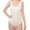 Body dama de tip maiou cu bretea lata - S - Alb - Clasic