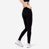 Colanţi Slim Fit+ 500 Fitness Negru Damă, Domyos