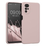 Cumpara ieftin Husa Kwmobile pentru Motorola Moto G22, Silicon, Crem, 58207.10, Carcasa