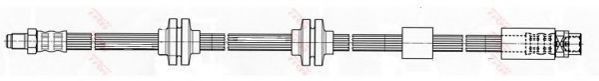Conducta / cablu frana BMW Seria 3 Cabriolet (E93) (2006 - 2013) TRW PHB416